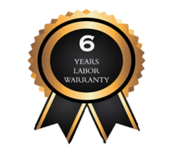 6 Year Labor Warranty